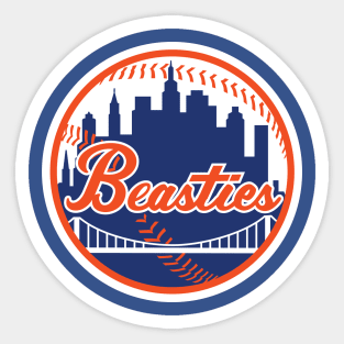 Mets vs Beasties Mashup Sticker